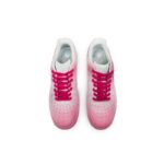 [Custom The auspicious snake brings good fortune]  Air Force 1 Skateboard Shoes Unisex Low-Top Pink - Image 4