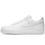 [Custom Pink frequency]  Air Force 1 Skateboard Shoes Unisex Low-Top White/Pink - Image 7