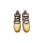 [Custom The men's classic is yellow and brown]  Air Force 1 Skateboarding Shoes Men Low-top Brown - Image 4