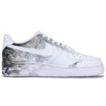 [Custom The male style is like a dragon raising its head and soaring with joy]  Air Force 1 Skateboarding Shoes Men Low-top Black/White/Red - Image 2
