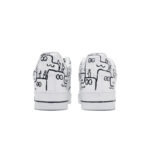 [Custom Men's Qile Longlong]  Air Force 1 Skateboarding Shoes Men Low-top Black - Image 5