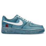 [Custom Men's Happy and healthy celadon blue]  Air Force 1 Skateboarding Shoes Men - Image 2