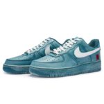 [Custom Men's Happy and healthy celadon blue]  Air Force 1 Skateboarding Shoes Men - Image 4