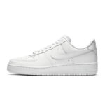 [Custom Snowfall Christmas men's black and white style]  Air Force 1 Skateboarding Shoes Men - Image 6