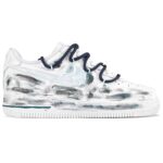[Custom Male star trails]  Air Force 1 Skateboarding Shoes Men Low-top Gray/White/Green - Image 2