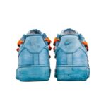 [Custom AF1 Men's OW Blue Art Gallery]  Air Force 1 Skateboarding Shoes Men - Image 5