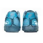 [Custom The AF1 men's model is dyed in ice blue with white clouds]  Air Force 1 Skateboarding Shoes Men - Image 4