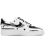 [Custom AF Art Link]  Air Force 1 Skateboarding Shoes Men Low-top White/Black - Image 2