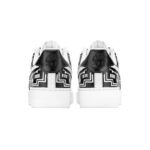 [Custom Male panda mechanical shark for graduation season]  Air Force 1 Skateboarding Shoes Men Low-top Black/White - Image 5