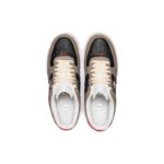 [Custom Brown seam function]  Air Force 1 Skateboarding Shoes Unisex Low-top Red - Image 4
