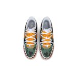 [Custom Men's military green camouflage deconstructed wind shoelaces]  Air Force 1 Skateboarding Shoes Men Low-top White - Image 4