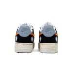 [Custom Men's military green camouflage deconstructed wind shoelaces]  Air Force 1 Skateboarding Shoes Men Low-top White - Image 5