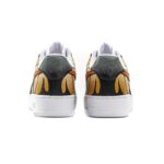 [Custom Male butterfly transformation Liang Shanbo]  Air Force 1 Skateboarding Shoes Men Low-top Black/yellow - Image 4