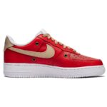 [Custom Men's Wolong White and red]  Air Force 1 Skateboarding Shoes Men - Image 2