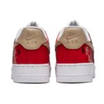 [Custom Men's Wolong White and red]  Air Force 1 Skateboarding Shoes Men - Image 4