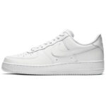 [Custom Men's summer blue sky]  Air Force 1 Skateboarding Shoes Men Low-top White Blue - Image 6