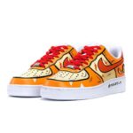 [Custom The men's little fire dragon is orange-yellow]  Air Force 1 Skateboarding Shoes Men - Image 3