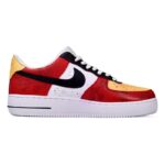 [Custom Happy New Year! White, black and red]  Air Force 1 Skateboarding Shoes Men - Image 2