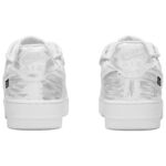 [Custom Men's and women's God's Eyes in white and grey]  Air Force 1 Skateboarding Shoes Unisex Low-top White/Gray - Image 4