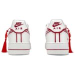 [Custom Men's and women's paper-cut national trend]  Air Force 1 Low-Top Skateboard Shoes Unisex Red White - Image 5