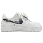 [Custom Eternal roses for both men and women]  Air Force 1 Wear-resistant And Lightweight Low-Top Skateboard Shoes Unisex Black White Gray - Image 3