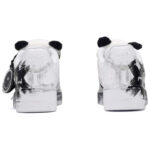 [Custom The wishes of male and female pandas]  Air Force 1 Skateboard Shoes Unisex Low-Top Black/White - Image 5