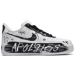 [Custom Men's style with a casual cross in black and white]  Air Force 1 Skateboarding Shoes Men - Image 2