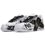 [Custom Men's style with a casual cross in black and white]  Air Force 1 Skateboarding Shoes Men - Image 3