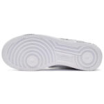 [Custom Men's cappuccino in gray and white]  Air Force 1 Skateboarding Shoes Men Low-top Gray/White - Image 5