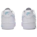 [Custom Men's summer candies are pink, blue and white]  Air Force 1 Skateboarding Shoes Men Low-top Pink Blue White - Image 4