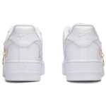 [Custom The men's brown bear is white and brown]  Air Force 1 Skateboarding Shoes Men Low-top Light Khaki - Image 4