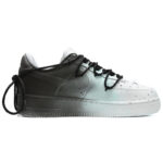 [Custom Men's dynamic summer black and green]  Air Force 1 Skateboarding Shoes Men Low-top Black/Green - Image 3