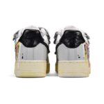 [Custom Men's tassels in white and black]  Air Force 1 Skateboarding Shoes Men Low-top White/Black - Image 4