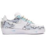 [Custom Men's Pirate Legend black, White and grey]  Air Force 1 Skateboarding Shoes Men - Image 2