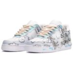 [Custom Men's Pirate Legend black, White and grey]  Air Force 1 Skateboarding Shoes Men - Image 5