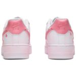 [Custom Men's pink roses]  Air Force 1 Skateboarding Shoes Men Low-top Pink And Blue - Image 4