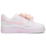 [Custom Men's strawberry rabbit pink white]  Air Force 1 Skateboarding Shoes Men Low-top Black/pink/white - Image 2