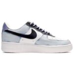 [Custom Men's street graffiti in black, white and blue]  Air Force 1 Skateboarding Shoes Men - Image 2