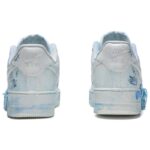 [Custom The men's lost puppet bear blue]  Air Force 1 Skateboarding Shoes Men Low-top Blue - Image 5