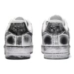 [Custom The male style features a black and white dragon spine]  Air Force 1 Skateboarding Shoes Men Low-top Black/White - Image 4