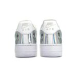 [Custom Reprinted Glow-In-The-Dark Video Game 2D Style]  Air Force 1 Skateboarding Shoes  Unisex Men Low-Top White - Image 5