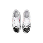 [Custom Black Venom L Black Red 3B24]  Air Force 1 Skateboarding Shoes Men Low-top Black/Varsity Red/White/Metallic Silver - Image 4