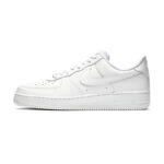 [Custom Black Venom L Black Red 3B24]  Air Force 1 Skateboarding Shoes Men Low-top Black/Varsity Red/White/Metallic Silver - Image 7