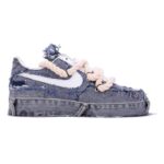 [Custom Men's denim cross]  Air Force 1 Skateboarding Shoes Men - Image 4