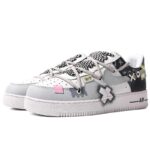 [Custom Men's black radio] Male  Air Force 1 Low Skate shoes - Image 4
