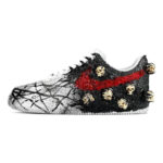 [Custom Male Cthulhu Hellmessenger Black and red]  Air Force 1 Skateboarding Shoes Men - Image 2