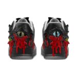 [Custom Cthulhu Venom]  Air Force 1 Skateboarding Shoes Black/Red - Image 6