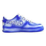 [Custom Men's Klein blue]  Air Force 1 Skateboarding Shoes Men Low-top White/Royal Blue/Fern Green - Image 2
