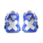 [Custom Men's Klein blue]  Air Force 1 Skateboarding Shoes Men Low-top White/Royal Blue/Fern Green - Image 5
