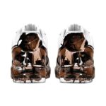 [Custom Men's ink-wash painting]  Air Force 1 Skateboarding Shoes Men Low-top Brown/Black - Image 4